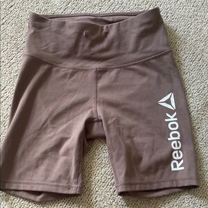 Reebok Women’s High-Waist Brown Bike Shorts
